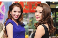 MC Đan Lê và Á hậu Huyền My mỗi người một vẻ