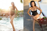 Bảo Ngọc khoe dáng nuột nà của bà mẹ 2 con