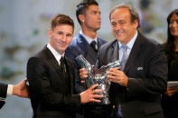 Messi giành cú đúp danh hiệu cá nhân của UEFA