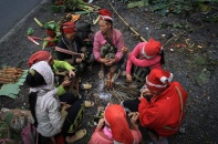 Hình ảnh Sa Pa trong giá rét 1 độ C