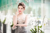 Á hậu Huyền My diện đầm đuôi cá đầy gợi cảm 