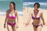 Thí sinh nữ "Cuộc đua kỳ thú 2016" khoe hình thể nuột nà với bikini