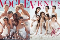 Dàn mẫu "Đêm hội chân dài" chụp ảnh giống Victoria"s Secret
