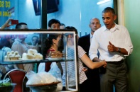 Tổng thống Mỹ Obama ăn 2 suất bún chả Hà Nội