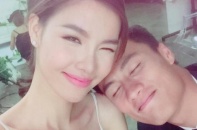 Người mẫu Kỳ Hân khoe ảnh hậu trường chụp cưới với Mạc Hồng Quân