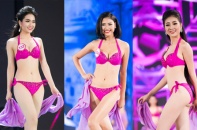 Thí sinh khoe hình thể với bikini tại chung kết Hoa hậu Việt Nam 2016