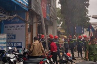 Lại xảy ra cháy shop thời trang tại Cầu Giấy