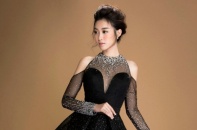Hoa hậu Mỹ Linh khoe vẻ gợi cảm với bộ sưu tập váy