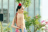 Linh Nga khoe trọn lưng trần sexy khi đi sự kiện