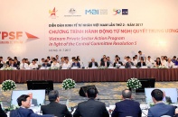 Thủ tướng Chính phủ đối thoại với doanh nghiệp tư nhân tại VPSF 2017