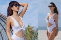 Thân hình sexy của Hà Anh khi mang bầu 3 tháng
