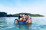 Gia đình Jennifer Phạm trốn cái lạnh của mùa đông Hà Nội