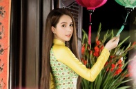 Ngọc Trinh xinh đẹp, khoe đường cong hút hồn với áo dài