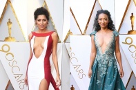 Những bộ đầm khoét ngực táo bạo ở Oscar 2018