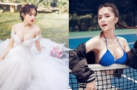 Hoa hậu chuyển giới Hương Giang chuộng váy áo hở vòng một