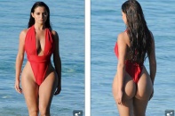 Hot girl Demi Rose khoe thân hình bốc lửa với áo tắm