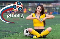 "Hotgirl thạc sĩ" đẹp hút hồn, cổ vũ Brazil tại World Cup 2018