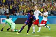 Ba Lan 0-3 Colombia: Tan nát "Đại bàng trắng"