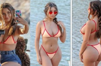 Demi Rose rực lửa với bikini
