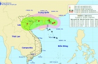 Dự báo thời tiết hôm nay: Bão số 4 đổi hướng giật cấp 10 tiến vào Quảng Ninh đến Nam Định