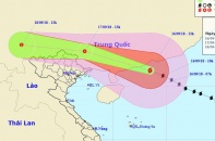 Ảnh hưởng bão số 6, đêm nay một số tỉnh Đông Bắc Bộ có gió giật mạnh