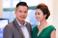 Jennifer Phạm sánh đôi ông xã doanh nhân đi sự kiện