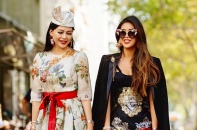 Thủy Tiên và con gái "phủ" hàng hiệu tại Milan