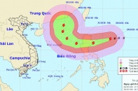 Bão Yutu di chuyển nhanh, hướng vào Biển Đông