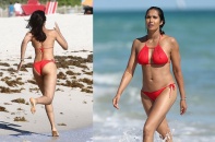 Padma Lakshmi đẹp hút hồn với bikini ở tuổi 49