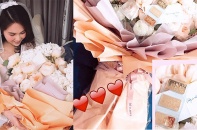 Ngọc Trinh được bạn trai tặng 3 cây vàng ngày Valentine