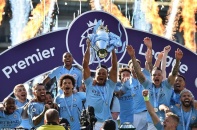 Man City hạnh phúc nhận cúp bạc vô địch Premier League