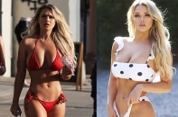 Nhan sắc người mẫu lao xuống sân cỏ, làm loạn chung kết C1