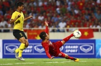 Chiêm ngưỡng tuyệt phẩm vô-lê của Quang Hải vào lưới Malaysia