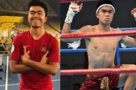 Cầu thủ bóng đá Indonesia gây sốc khi giành huy chương Muay Thái
