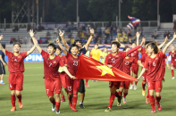 Niềm vui khôn xiết của tuyển nữ Việt Nam mừng chiến tích lịch sử SEA Games
