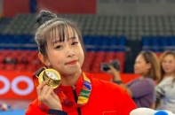"Hot girl làng võ" Châu Tuyết Vân lần thứ 4 giành HCV SEA Games 