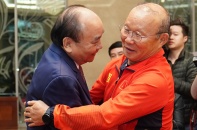 Thủ tướng gặp hai đội tuyển bóng đá