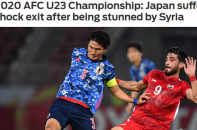 Báo châu Á sốc nặng vì U23 Nhật Bản bị loại sớm 