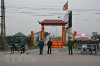 Cấm đường, phân luồng trên đường 23 phục vụ cách ly thôn Hạ Lôi