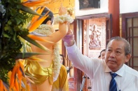 Phó thủ tướng Trương Hòa Bình chúc mừng Phật đản
