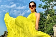 Dàn sao Việt đua nhau diện đầm yếm xếp ly “made in Vietnam"