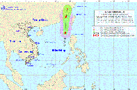 Áp thấp nhiệt đới đã mạnh lên thành cơn bão số 3 trên Biển Đông