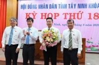 Ông Nguyễn Thanh Ngọc được bầu giữ chức Chủ tịch UBND tỉnh Tây Ninh