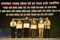 Thành phố Hồ Chí Minh trao giải thưởng về sáng tác âm nhạc và sân khấu
