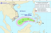 Áp thấp nhiệt đới đi vào Biển Đông và khả năng mạnh lên thành bão