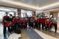 Tuyển futsal Việt Nam đã tới UAE để đá play-off tranh vé dự World Cup
