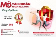 Cùng Agribank mở tài khoản nhận quà lớn