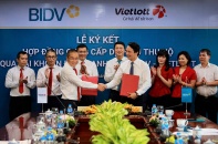 BIDV và Vietlott ký kết hợp đồng dịch vụ thu hộ qua tài khoản định danh