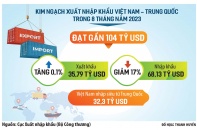 Xuất khẩu sang Trung Quốc tiếp đà phục hồi