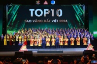 [Ảnh] Tỏa sáng Top 10 Sao Vàng đất Việt 2024